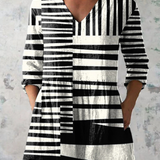 Quinn | Long Sweater with a Stunning Pattern