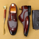 Yves Laroche Nahkainen Brogue Oxford-kengät