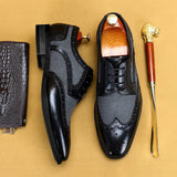 Yves Laroche Nahkainen Brogue Oxford-kengät