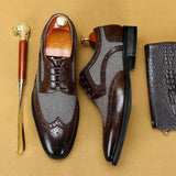 Yves Laroche Nahkainen Brogue Oxford-kengät
