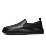 Nahkaiset slip-on kengät
